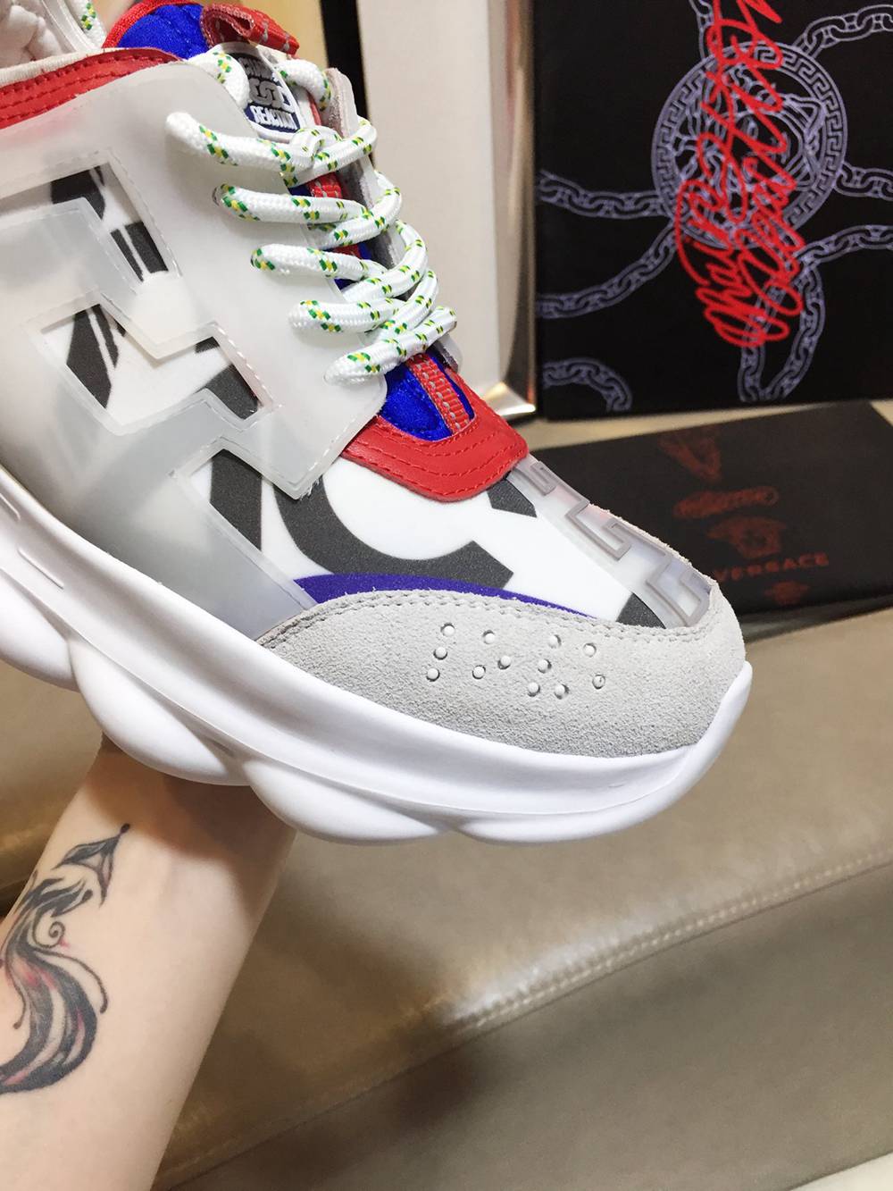 V*ERSACE SNEAKERS WHITE